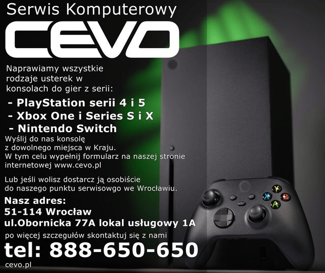 Serwis naprawa błędu E100 E105 Xbox One