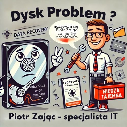 Utrata danych? Piotr Zając odzyska je dla Ciebie – bezpiecznie i zdalnie!