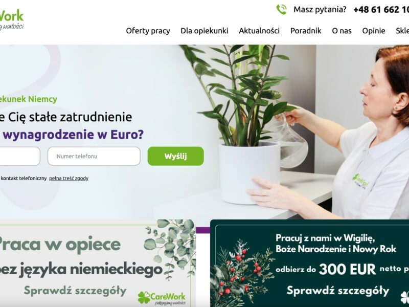 Oferty pracy dla opiekunek w Niemczech