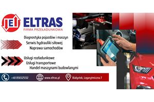 PRZEGLĄDY TECHNICZNE NAPRAWA TRANSPORT ROZŁADUNEK ELTRAS BIAŁYSTOK